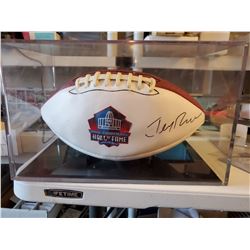Jerry Rice Signed Fall of Fame Football With COA
