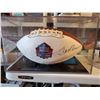 Image 1 : Jerry Rice Signed Fall of Fame Football With COA