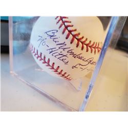 Bill Monbouquette Signed Ball