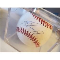 Ken Griffy Jr Signed Baseball