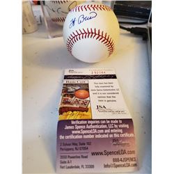 Yogi Berra Signed Baseball COA/JSA