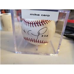 Mike Carp Signed Baseball