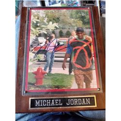 Michael Jordan Signed Plaque