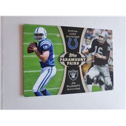 Andrew Luck, Jim Plunkett