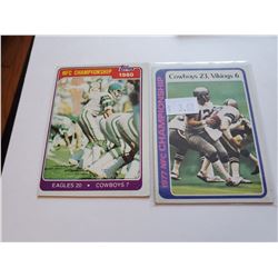 Vintage Foodball Card Lot