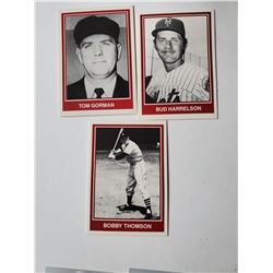 Tom Gorman, Bud Harrelson, Bobby Thomson