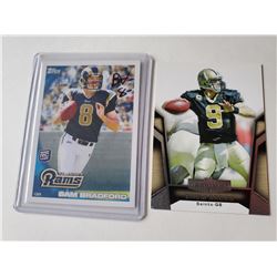 Sam Bradford, Drew Brees