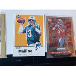 Jameis Winston Prizm RC and Dan Marino