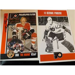 Bernie Parent Bob The Hound Kelly autograph pictures
