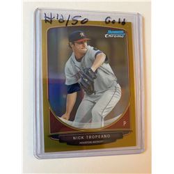 Nick Tropeano Bowman Gold Refractor