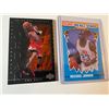 Image 1 : Michael Jordan 2 card lot with 90 Fleer All star