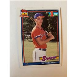 Chipper Jones 1991 topps RC