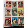 Image 1 : Lot of 9 1959 Topps Baseball Cards