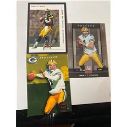 Brett Favre 3 Card Lot