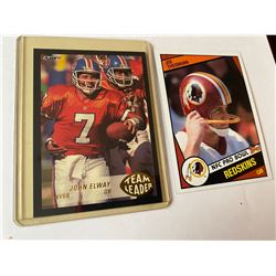 John Elway Team Leader Joe Theismann Lot