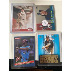 Ted Williams Ryan Braun Darren Daulton lot