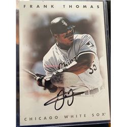 1996 Donruss Leaf Jumbo Baseball Signature Series FRANK THOMAS Auto 1500 made