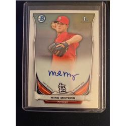 MIKE MAYERS bowman chrome auto