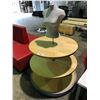 Image 1 : MAPLE 3 TIER 36" ROUND CLOTHING DISPLAY STAND
