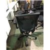Image 2 : BLACK MODERN MESH BACK MOBILE OFFICE CHAIR