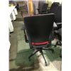 Image 2 : RED MODERN MID BACK MOBILE OFFICE CHAIR