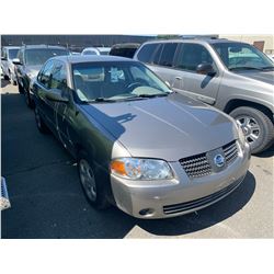 2005  NISSSAN SENTRA  SE VIN  3N1CB51D55L472990