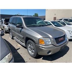 2003 GMC ENVOY 4DRSW, GREY, GAS, AUTOMATIC