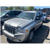 Image 1 : 2008 JEEP COMPASS, NORTH EDITION, 4DRSW, GREY, GAS, AUTOMATIC MUST TOW, NOT ROADWORTHY*