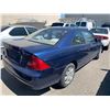 Image 2 : 2002 HONDA CIVIC, BLUE, 2DRCP, GAS, AUTOMATIC, MUST TOW, NOT ROADWORTHY*