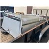 Image 1 : SILVER SHOWCASE CENTURY TRUCK CANOPY WITH ALUMINUM ROOF RACK 70"W X 99"L X 30"H ( 37"H TO RACK