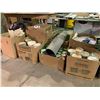 Image 1 : LARGE LOT OF ASSORTED PAINT, WAX WASH, STAINS, RESINS, FLOOR MAT & METAL HINGES