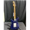 Image 2 : BLUE FENDER STRATOCASTER ELECTRIC GUITAR WITH HARDSHELL TEAR DROP CASE