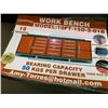 Image 2 : 2020 RED STEELMAN 10FT WORK BENCH WITH 15 DRAWERS, 113W X 29 X39"H, DRAWERS WITH LOCK  & ANTI-SLIP