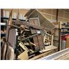 Image 1 : LARGE LOT OF ASSORTED VINTAGE FARM TABLES & WOOD / LUMBER