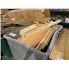 Image 2 : LARGE LOT OF ASSORTED LUMBER / WOOD, FOLDING TABLES, WOOD TABLE LEGS & MISC
