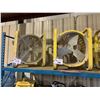 Image 1 : 2 YELLOW INDUSTRIAL EXTRACTION FANS