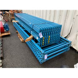 PALLET OF HEAVY DUTY PALLET RACKING