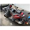 Image 1 : RED UNKNOWN MAKE GAS POWERED SCOOTER
