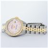 Image 5 : Rolex Ladies 2 Tone 14K Pink MOP Diamond Datejust Wristwatch