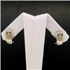 Image 4 : Barry Kieselstein Cord Platinum 0.50 ctw E VVS Diamond Pyramid Clip On Earrings