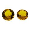 Image 1 : 9.65 ctw.Natural Round Cut Citrine Quartz Parcel of Two