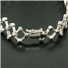 Image 9 : 14kt White Gold 0.90 ctw Diamond Open Trellis Bracelet