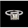 Image 2 : 14KT White Gold 1.50 ctw Diamond Ring