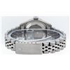 Image 8 : Rolex Ladies Stainless Steel Silver Pyramid Diamond Datejust Wristwatch