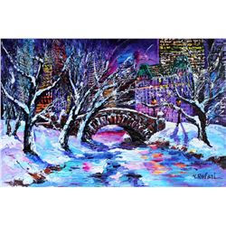 Yana Rafael Painting Frosty Day in Central Park