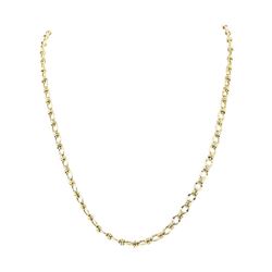 Fancy Link Chain Necklace - 14KT Yellow Gold