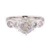 Image 2 : 2.10 ctw Diamond Ring - 14KT White Gold