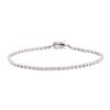 Image 1 : 2.50 ctw Diamond Bracelet - 14KT White Gold