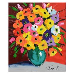 Lena Tants, Original Acrylic Painting on Canvas, Hand Signed with Letter of Authenticity.