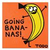 Image 1 : Todd Goldman, "Going Bananas!" Original Acrylic Painting on Gallery Wrapped Canvas, Hand Signed with